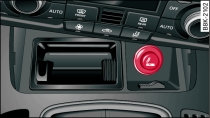 Front centre console: Cigarette lighter